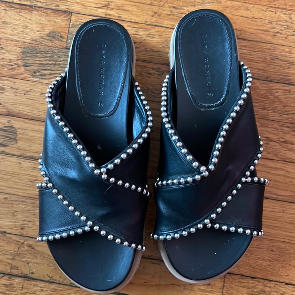 Zara size 6 sandals